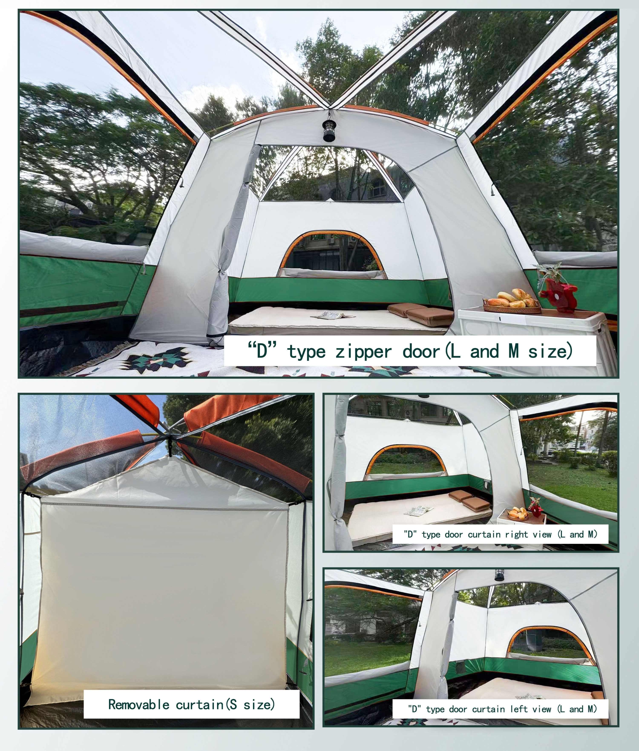 Two rooms with oversized outdoor camping tents - Camping Tent - 9