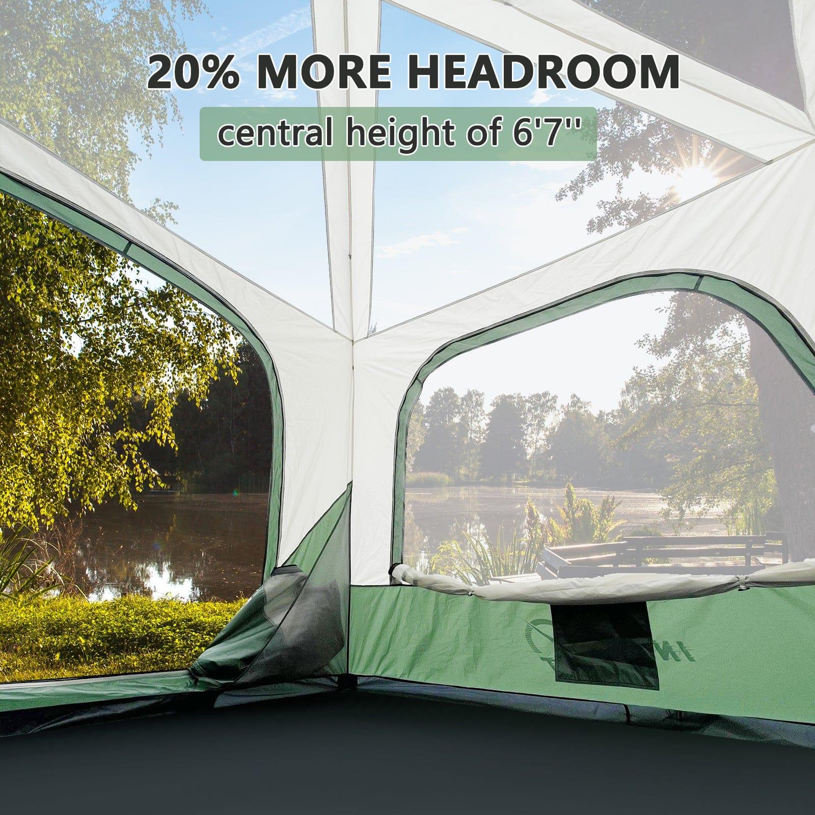 6-Person Automatic Aluminum Tent - Camping Tent - 6