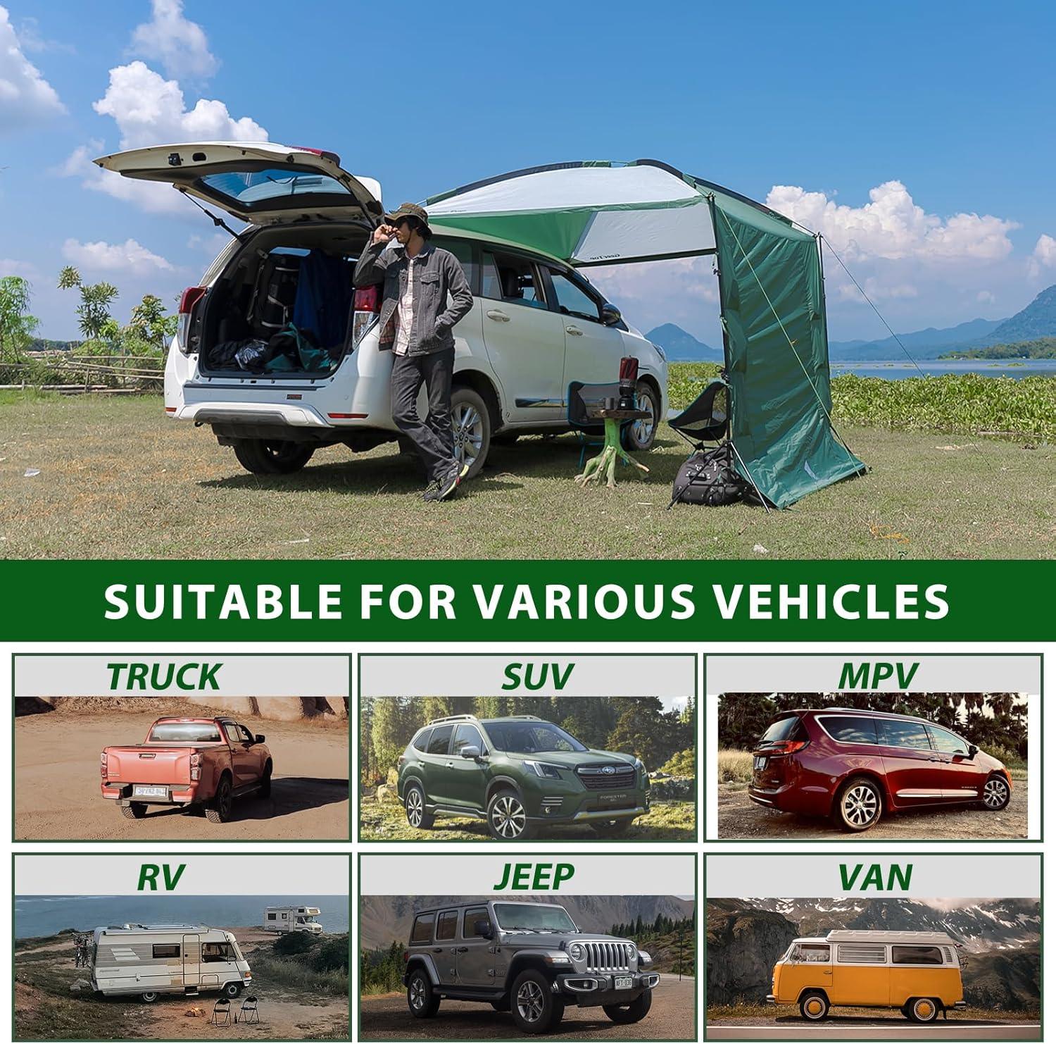 Car Side Awning with Screen - Camping Tent - 4
