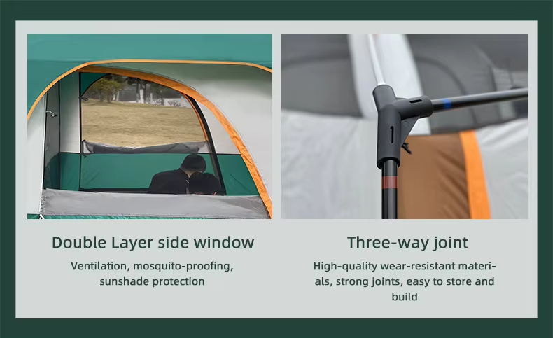 Two rooms with oversized outdoor camping tents - Camping Tent - 6