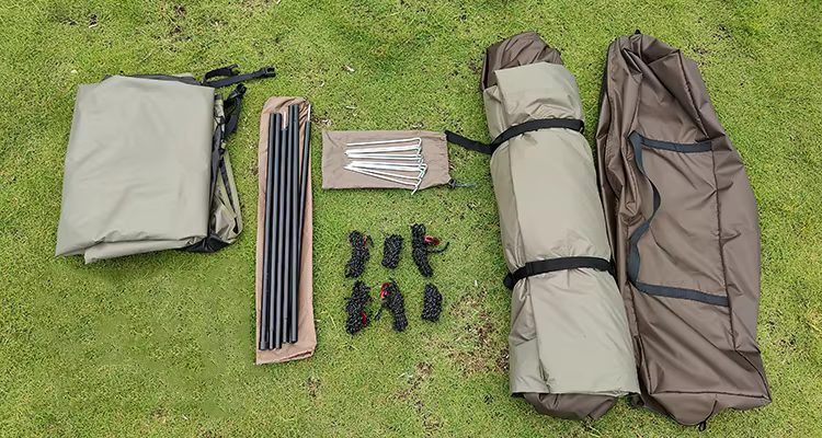 Portable waterproof double-layer camping tent - Camping Tent - 5