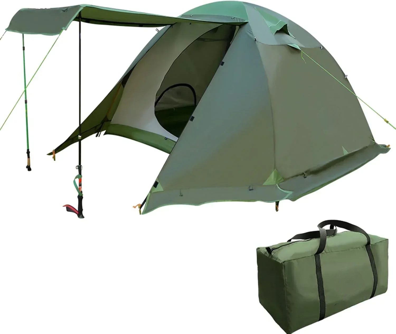 Outdoor camping 4 people 4 seasons tent - Camping Tent - 2