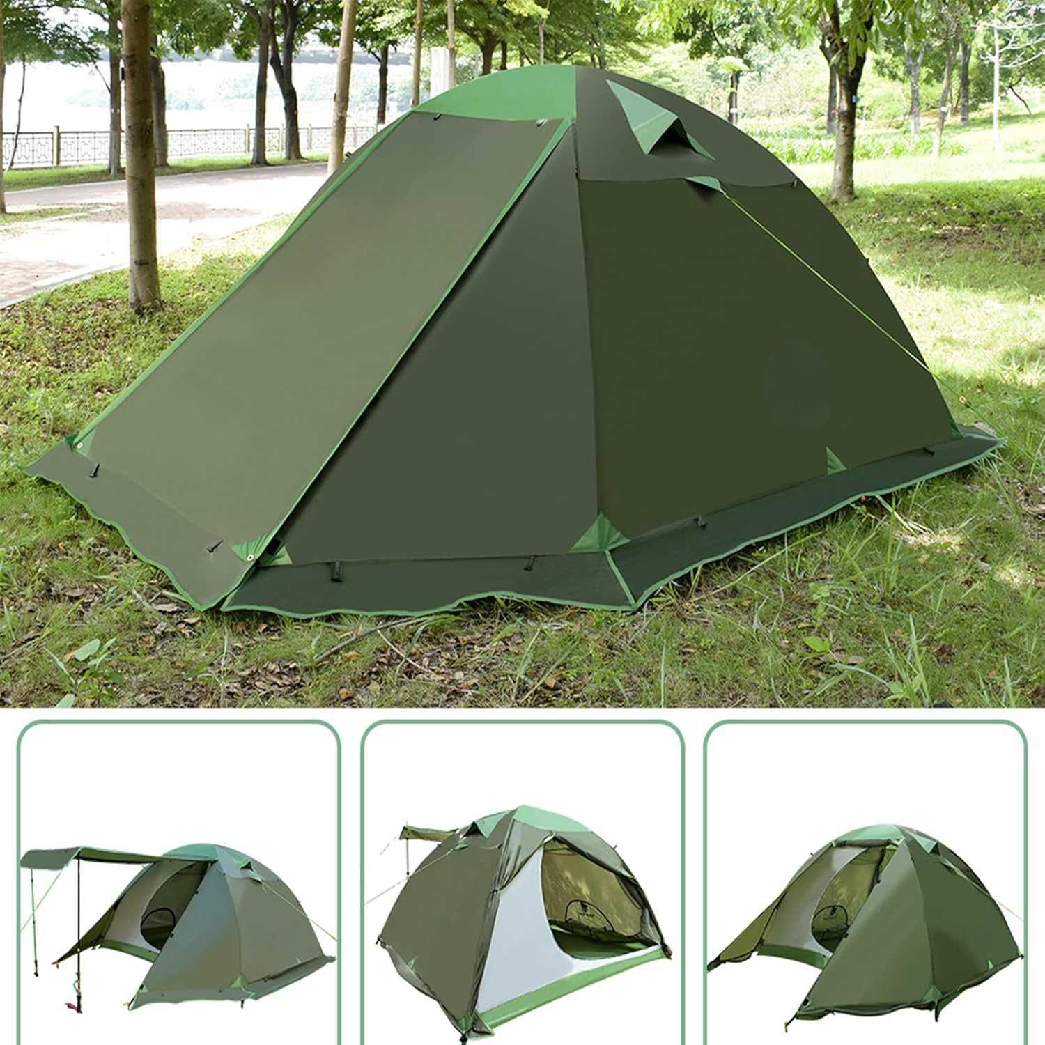 Outdoor camping 4 people 4 seasons tent - Camping Tent - 3