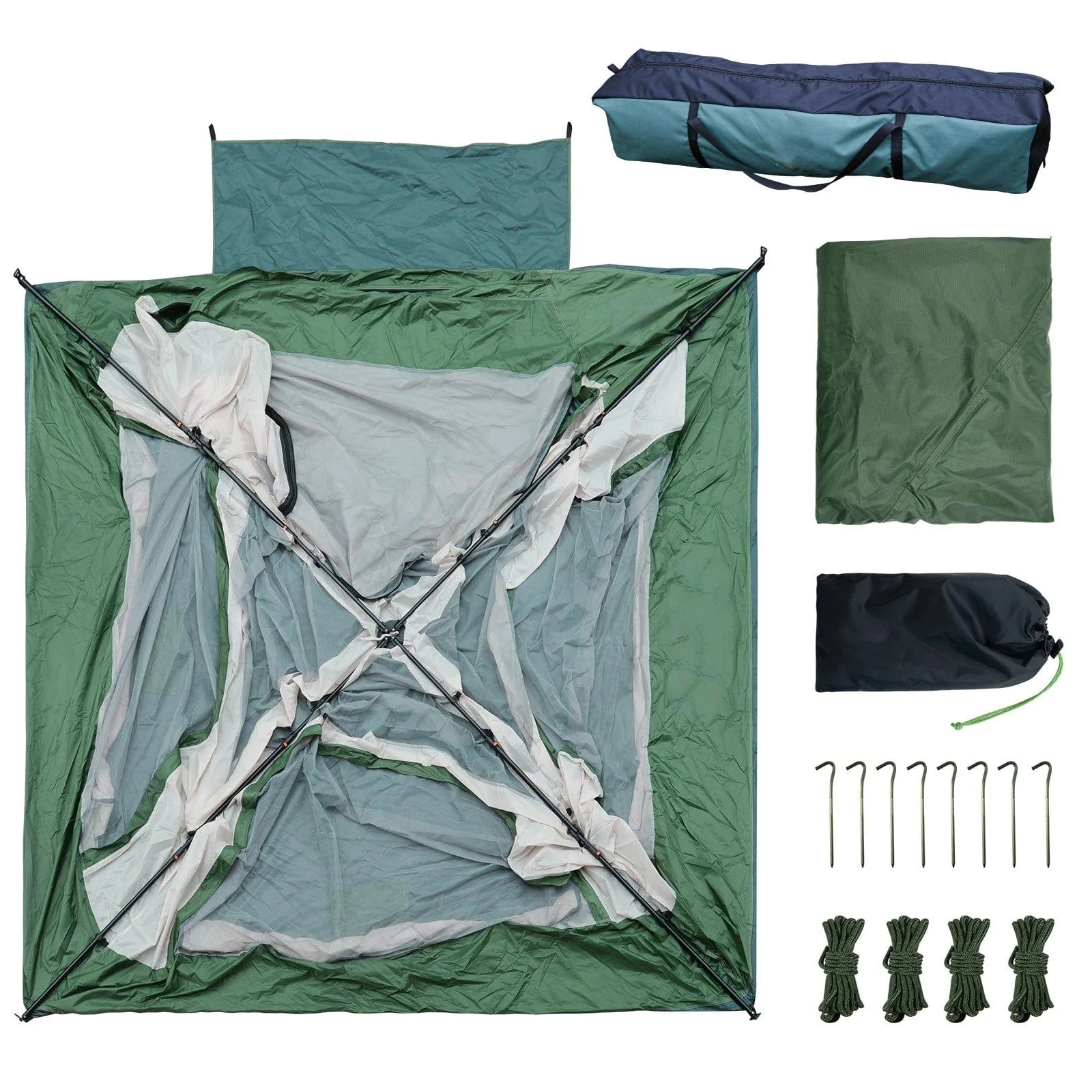 6-Person Automatic Aluminum Tent - Camping Tent - 5